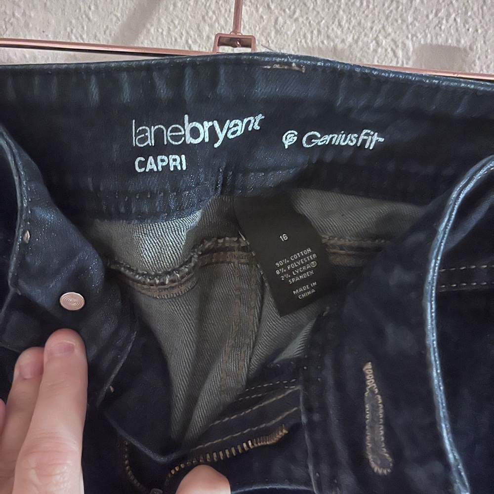 Lane Bryant Women's Capri Jeans - Black